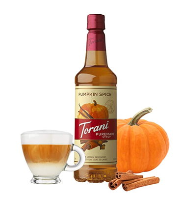 Torani Puremade Pumpkin Spice Syrup, 750 mL