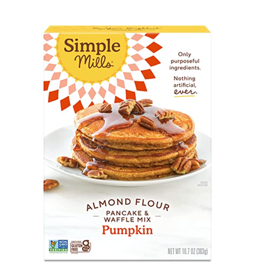 Simple Mills Almond Flour Pancake & Waffle Mix, Pumpkin