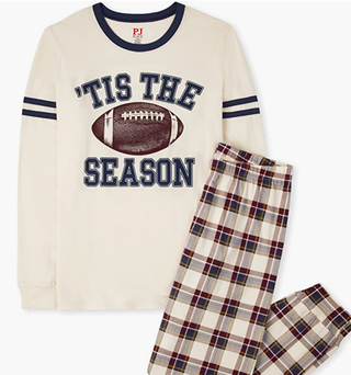 Matching Christmas Holiday Pajamas Sets - Football Fam