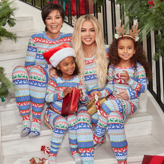 Matching Christmas Holiday Pajamas Sets - Multi Fairisle 