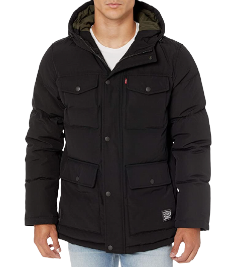Levi's Men's Big & Tall Quilted Parka Jacket