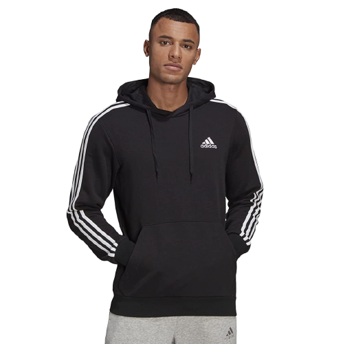 Men's Essentials 3-Stripes French Terry Hoodie