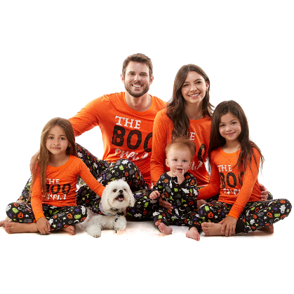 Derek Heart Boo Crew Matching Halloween Family Pajamas