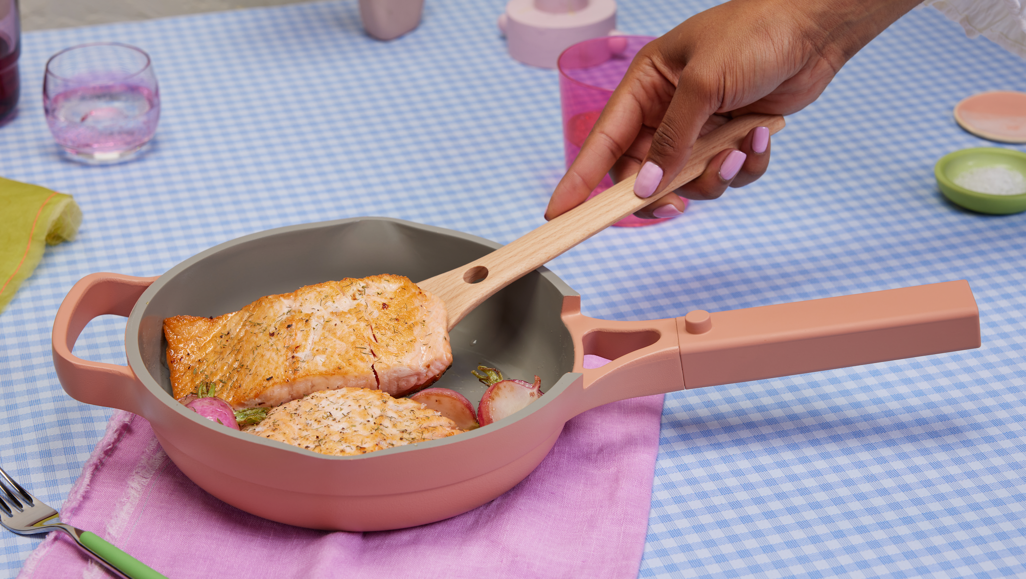 Our Place launches: Tiny Cast Iron Always Pan, Fearless Fry and more