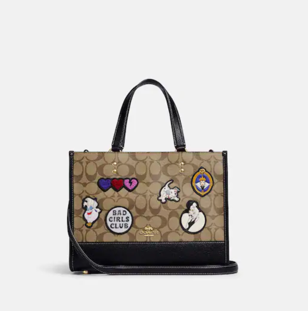 COACH® | Disney X Coach Central Tote With Zip With Mickey Mouse
