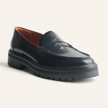 Reformation Agathea Chunky Loafer - Black