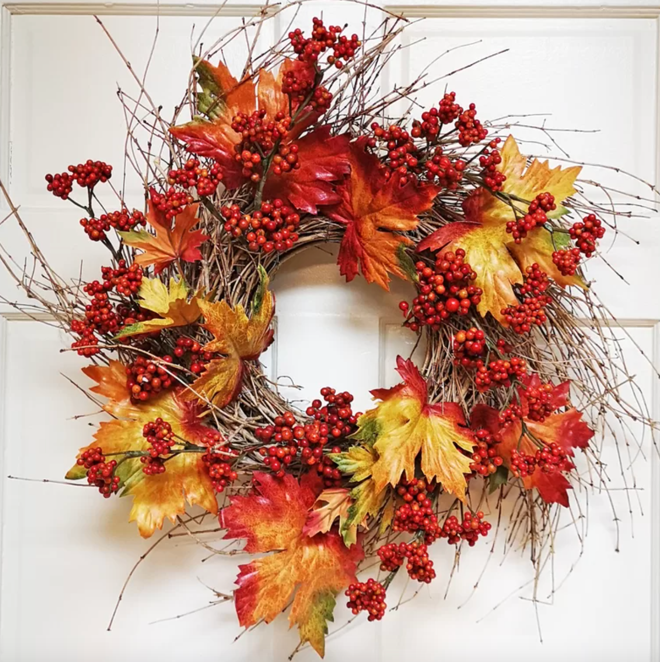Three Posts Handcrafted Faux Wreath