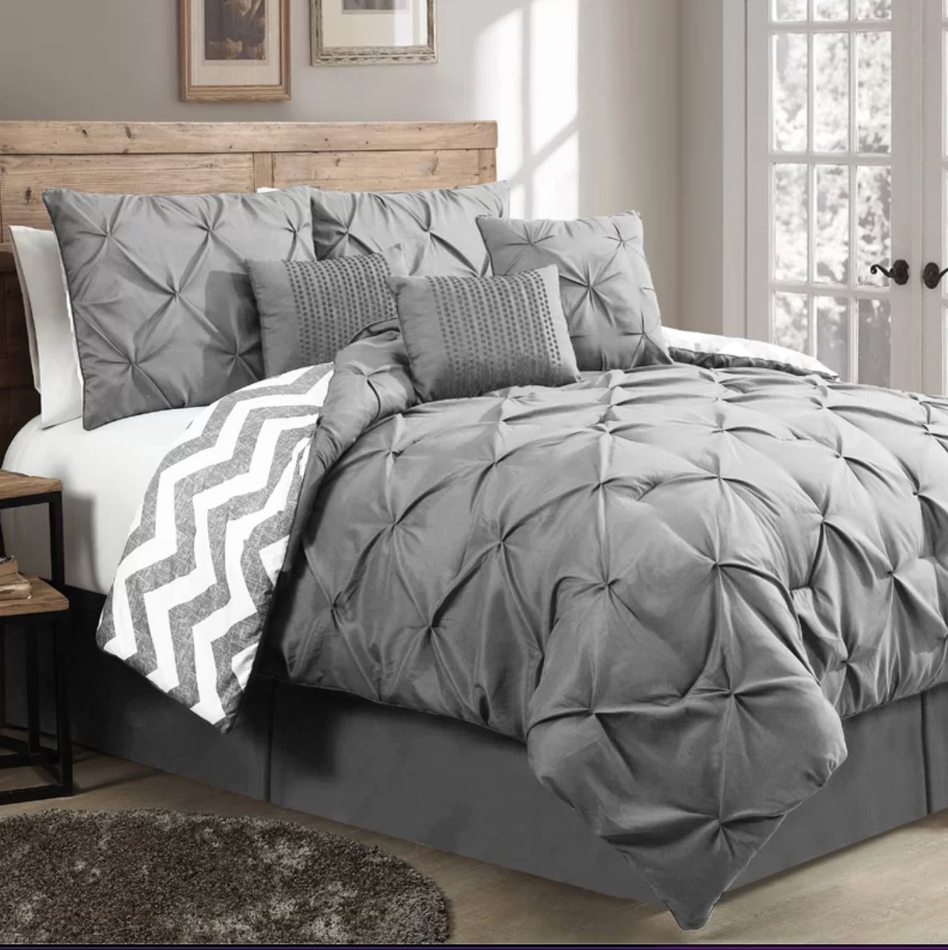 House of Hampton Reversible Comforter Set