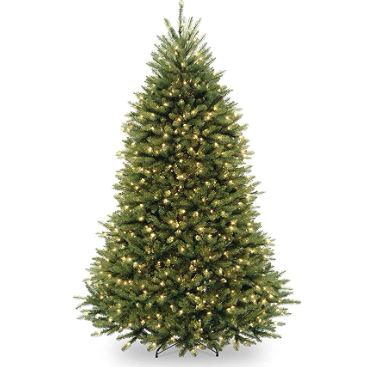 National Tree Company Pre-Lit Artificial Dunhill Fir Christmas Tree