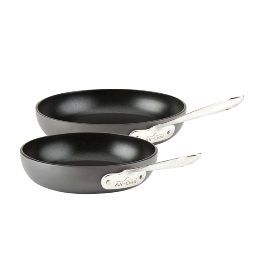 All-Clad HA1 Hard Anodized Nonstick Frying Pan Set
