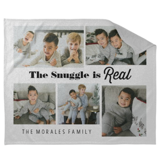 Snuggle Is Real Sweatshirt Blanket