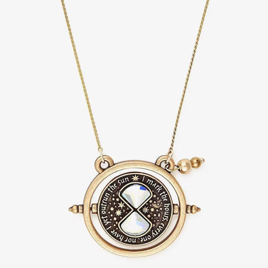 Alex and Ani Harry Potter Time Turner Spinner Necklace