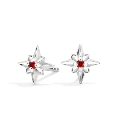 North Star Lab Ruby Earrings