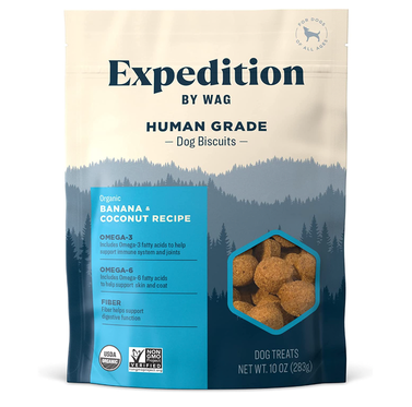 Wag Expedition Human Grade Organic Biscuits Dog Treats
