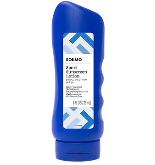 Solimo Sport Sunscreen Lotion, SPF 50, Reef Friendly