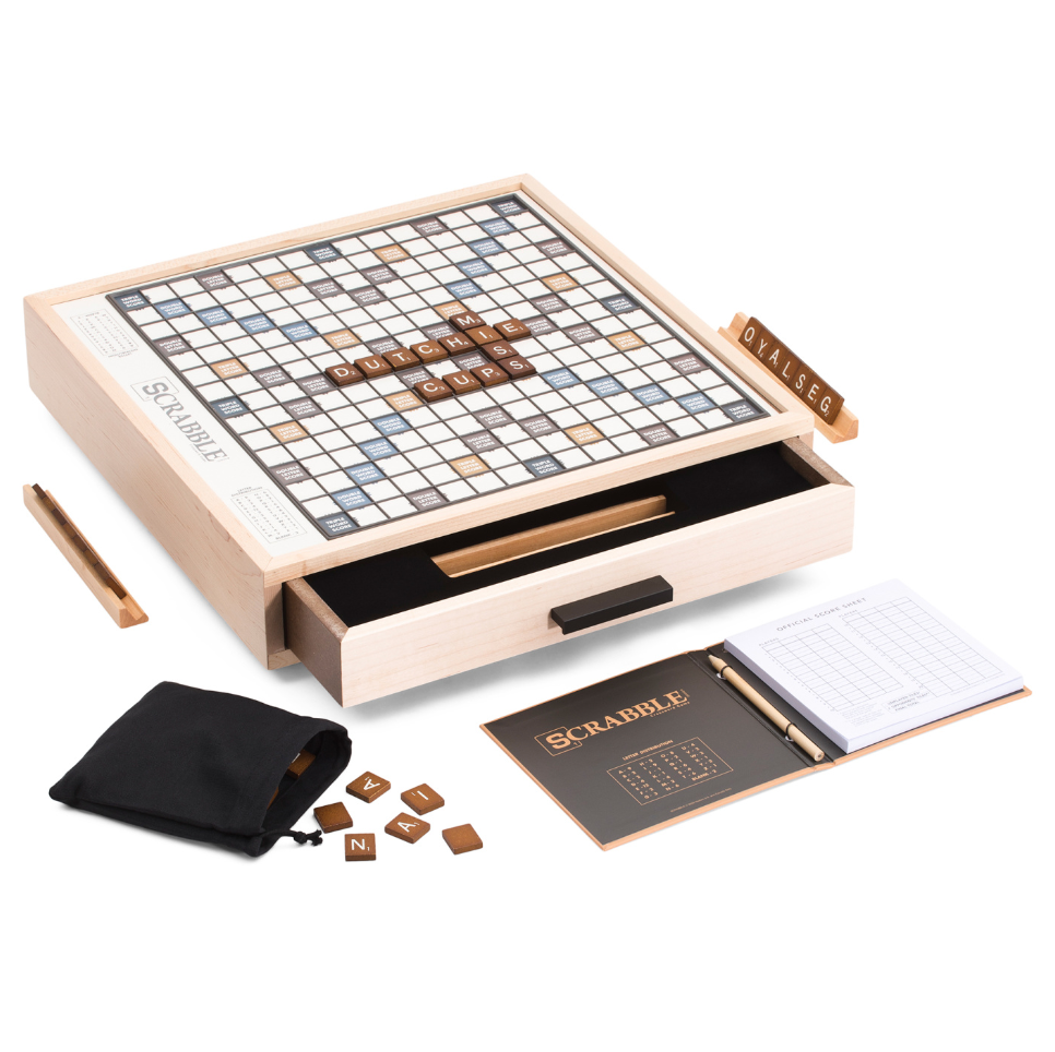 Winning Solutions Scrabble Maple Trophy Game