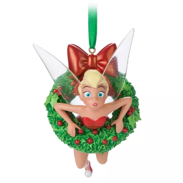 Tinker Bell Wreath Sketchbook Ornament
