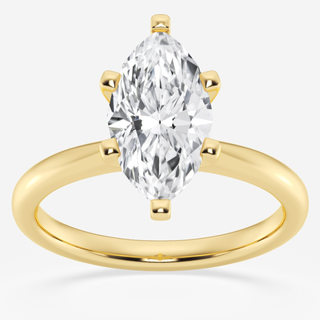 Petite Marquise Solitaire Engagement Ring