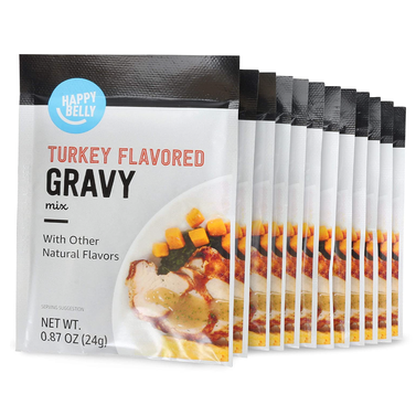 Happy Belly Turkey Flavored Gravy Mix - Pack of 12