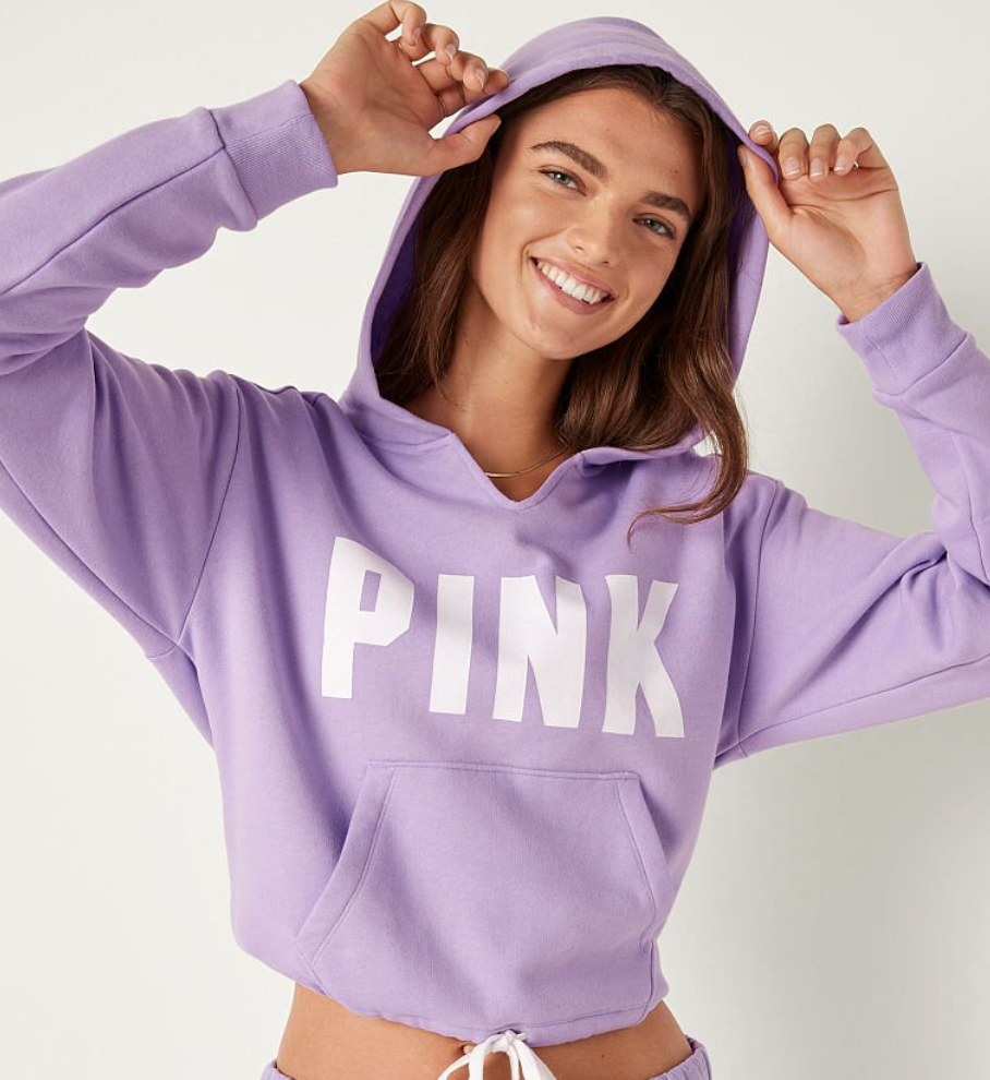 PINK Victoria's Secret, Tops, Pink Fleece Campus Hoodie