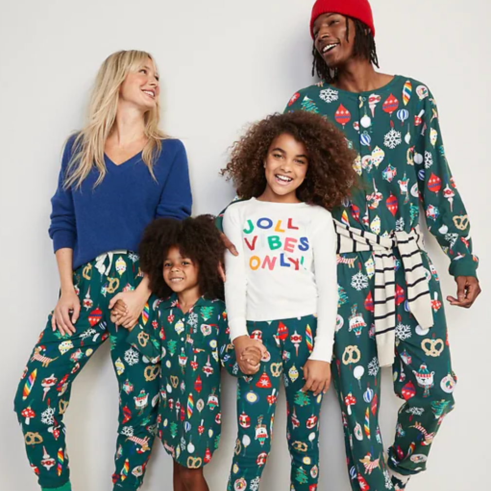Old Navy Christmas Ornament Holiday Pajamas