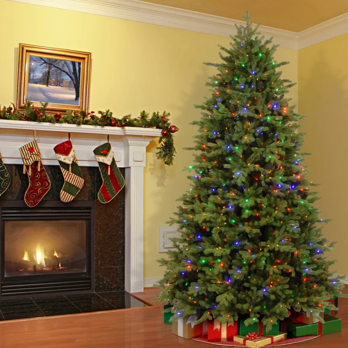 Princeton Fir Lighted Artificial Fir Christmas Tree