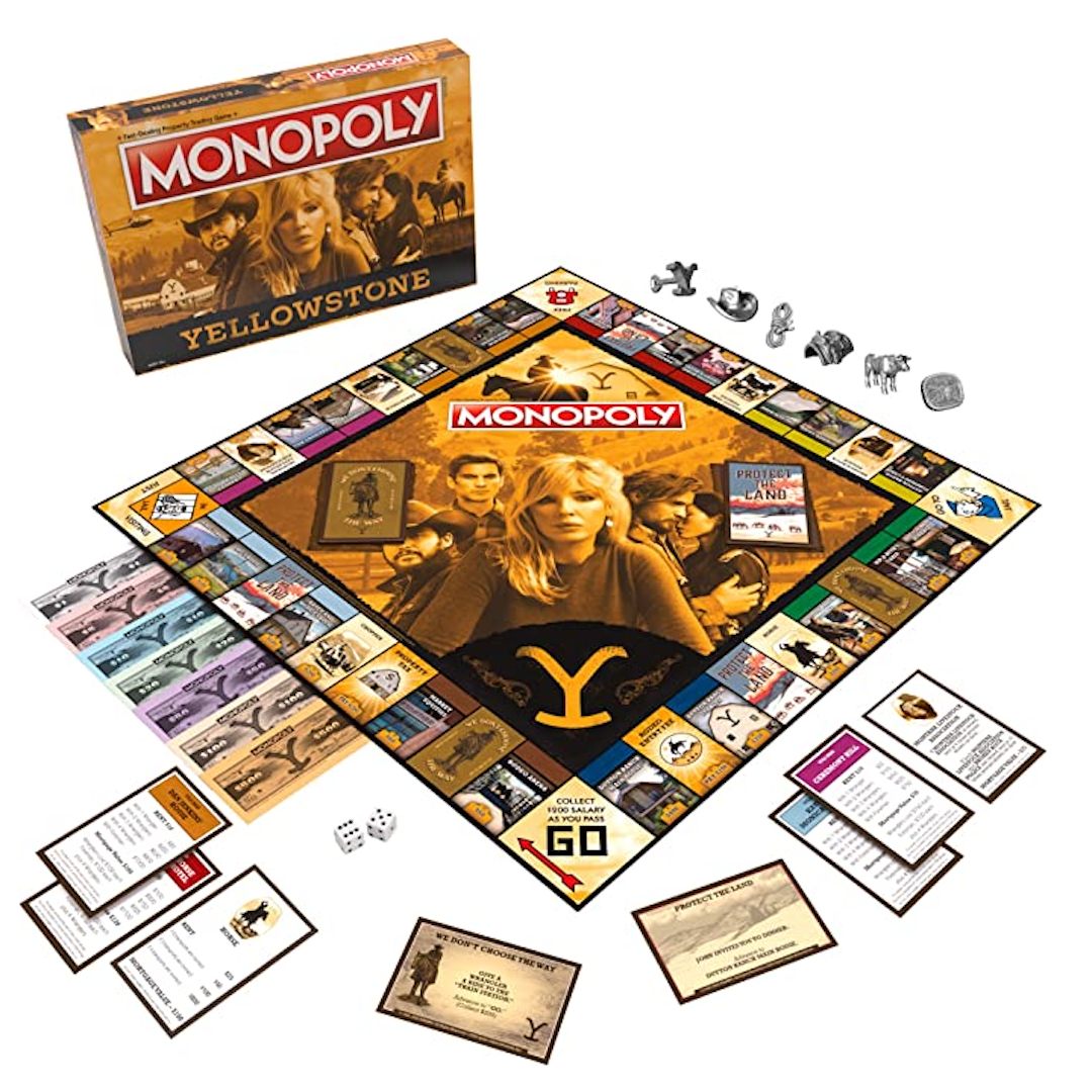 Monopoly: Yellowstone Featuring Locations from The Paramount Network Show