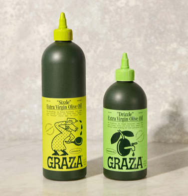 Graza 'Drizzle' & 'Sizzle' Extra Virgin Olive Oil Duo