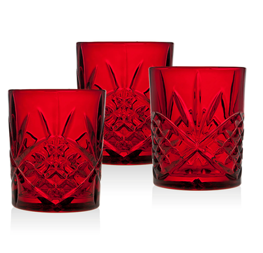 Godinger Dublin Crystal Red Whiskey Glass (Set of 4)