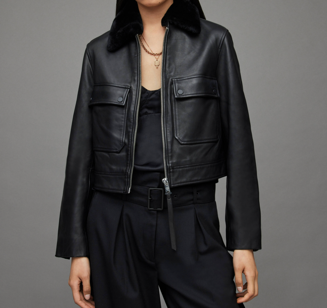 Safiya Leather Jacket