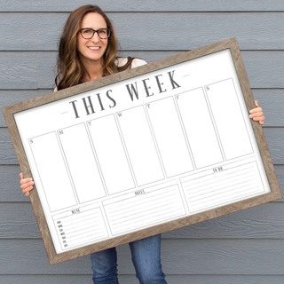 Large Weekly Planners on Etsy