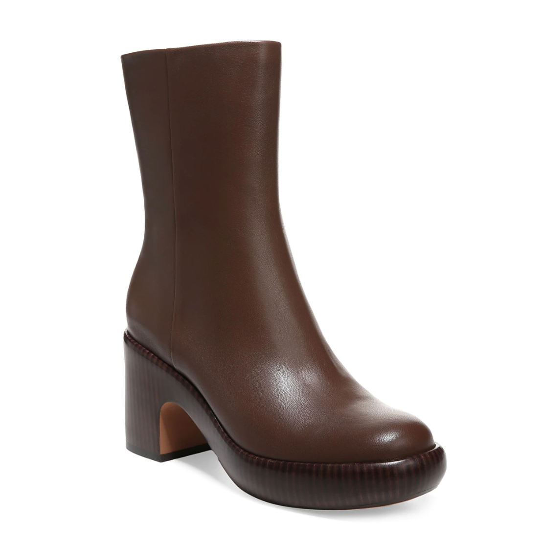 Vince Nicco Leather Ankle Boots