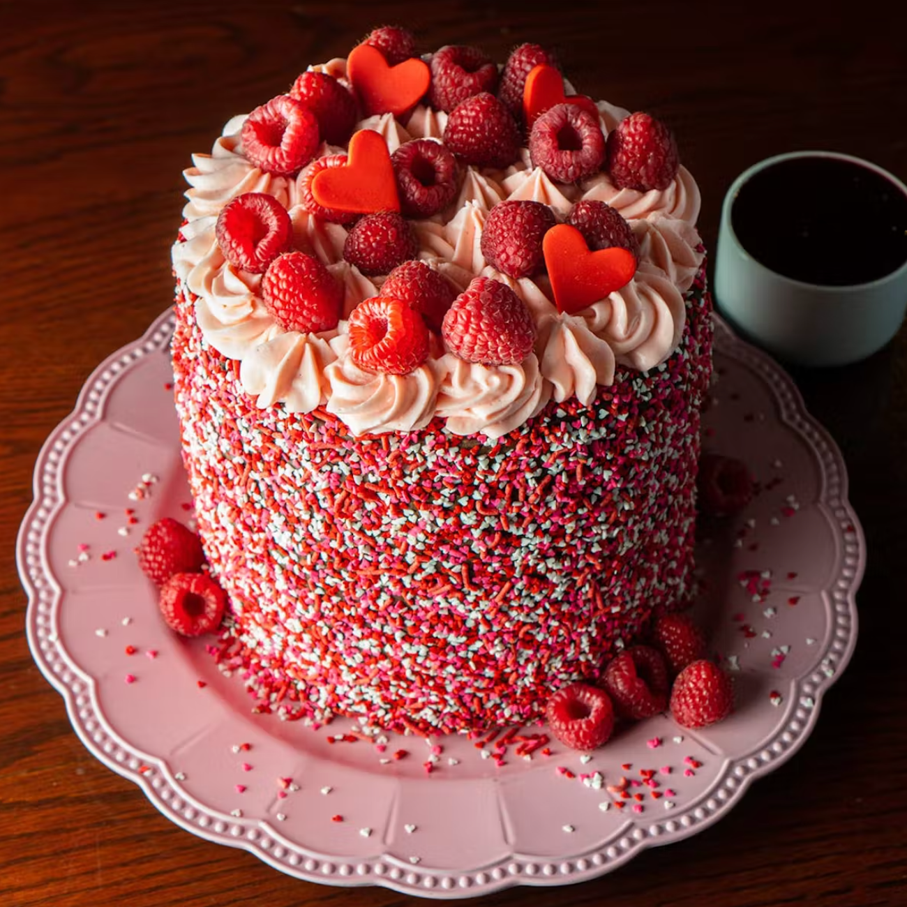 20 Layer Valentine's Day Red Velvet Cake