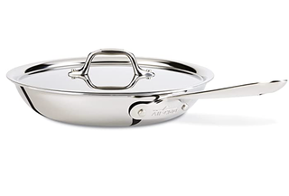 All-Clad D3 Fry Lid 10 Inch Stainless Steel Pan