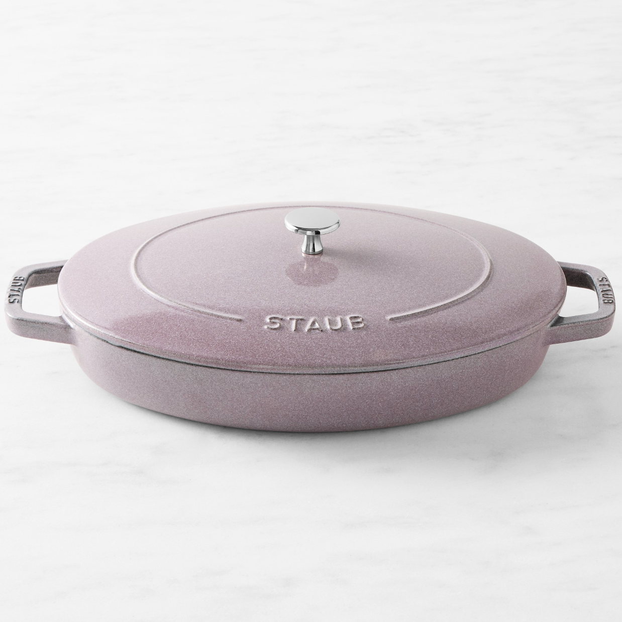 Staub Enameled Cast Iron Oval Gratin with Lid
