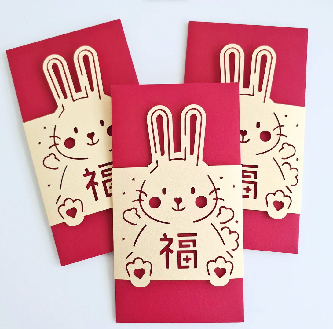 Year of the RABBIT red envelopes
