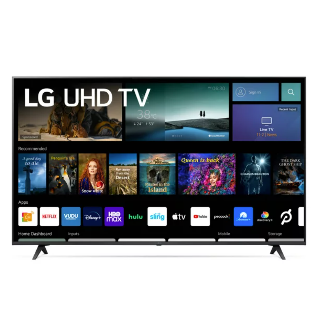 LG 55" Class 4K UHD 2160P webOS Smart TV