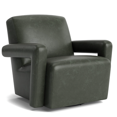 Burgess Leather Swivel Chair