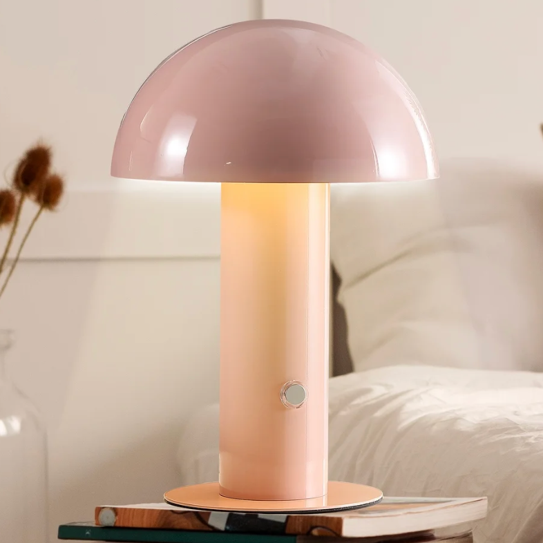 Jonathan Y Rechargeable Mushroom Table Lamp