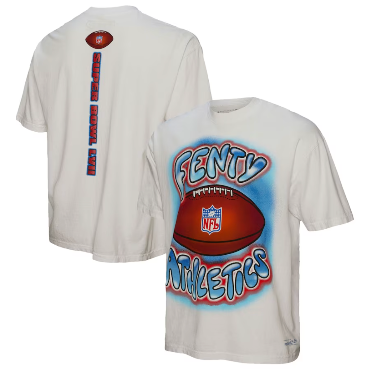 FENTY for Mitchell & Ness Unisex Super Bowl LVII Airbrush T-Shirt