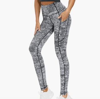 The Gym People Thick High Waist Yoga Pants with Pockets