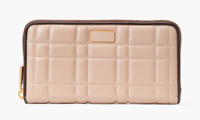 Kate Spade Evelyn Quilted Ziparound Continental Wallet