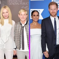 Meghan Markle, Prince Harry, Ellen DeGeneres and Portia de Rossi