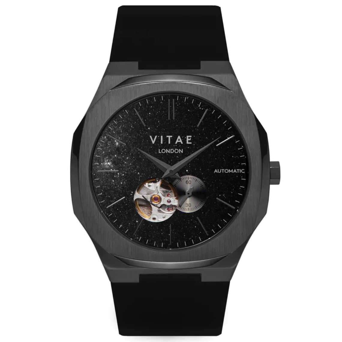 Vitae London Ada Gun Metal V1 Automatic - Rubber Watch
