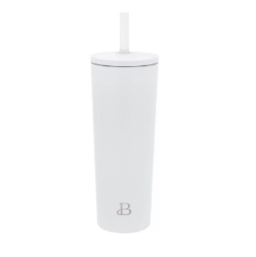 Beautiful 24oz No Drippy Sippy Stainless Steel Tumbler With Straw