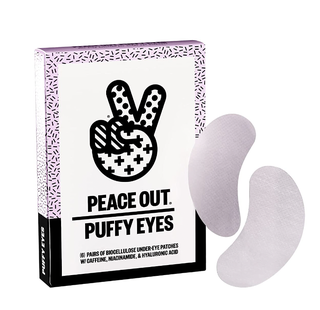 Peace Out Skincare Puffy Eyes Biocellulose Under-Eye Patches