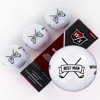 Wilson Sleeve of 3 Personalized Golf Balls