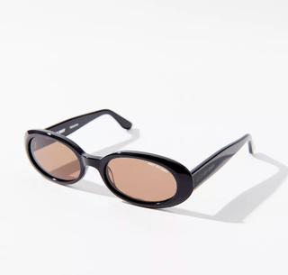 DMY by DMY Valentina Oval Sunglasses in Black