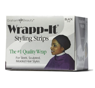 Graham Professional Beauty Wrapp-It Black Styling Strips
