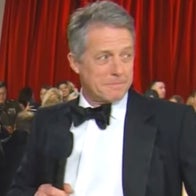 Watch Hugh Grant's Awkward Oscars Red Carpet Interview
